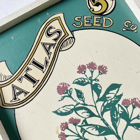 Framed Vintage Seed Packet MARJORAM Art Print - Picture 3 of 8